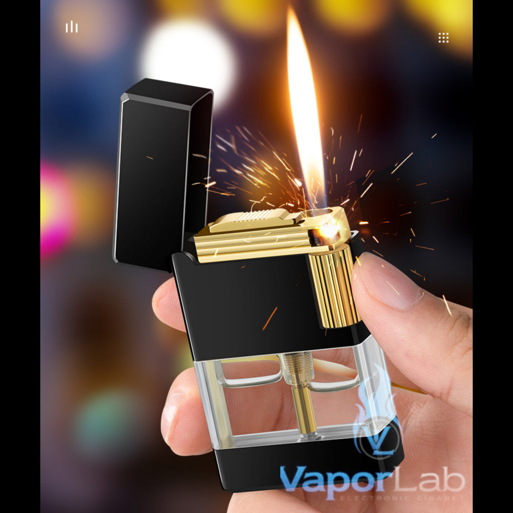 korek api dual mode bara las atau api ada kaca indikator gas transparant joox jet 2 in 1 refillable gas lighter ada denting