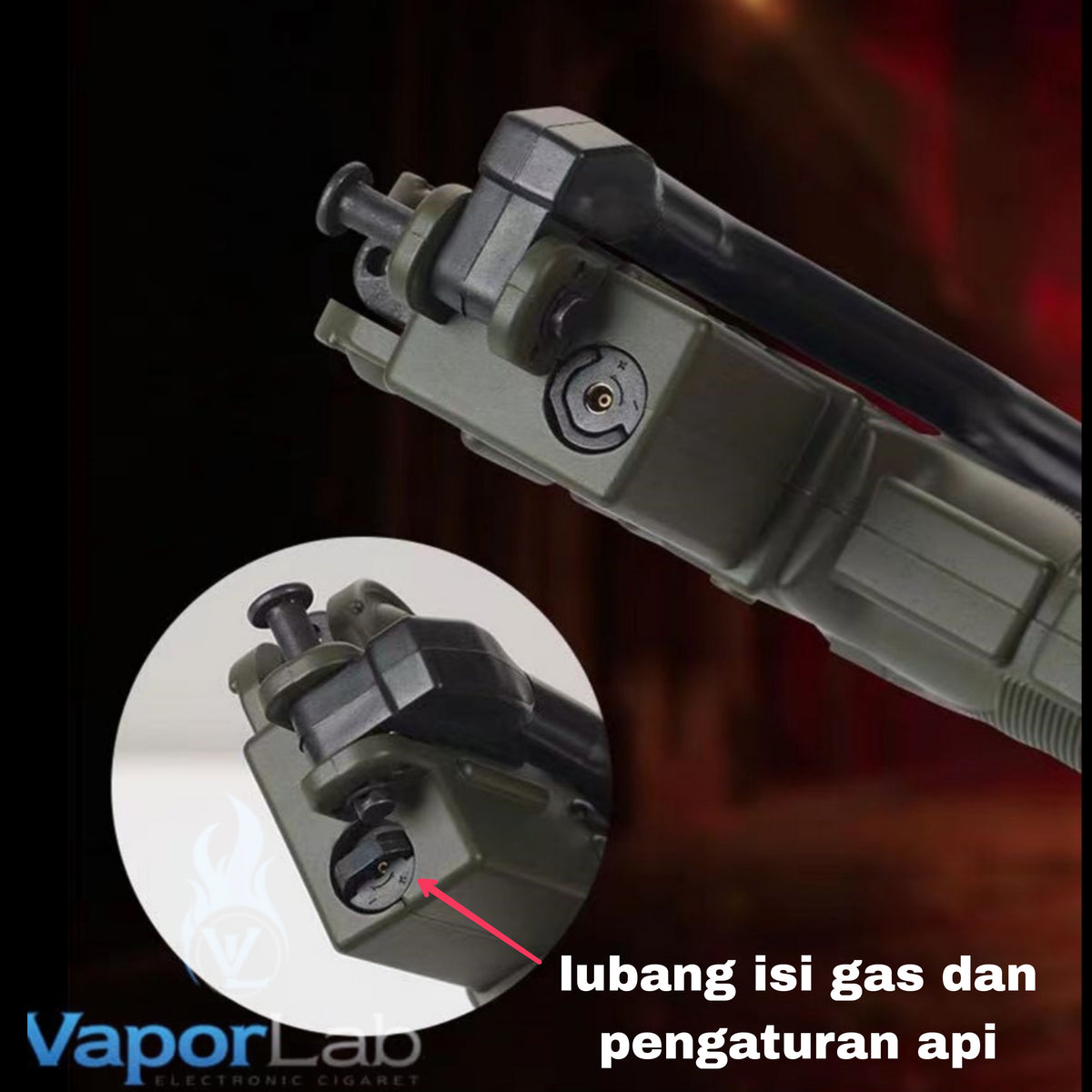korek api bara las replika model kit pistol uzzi gun display jet torch refillable gas lighter 037B