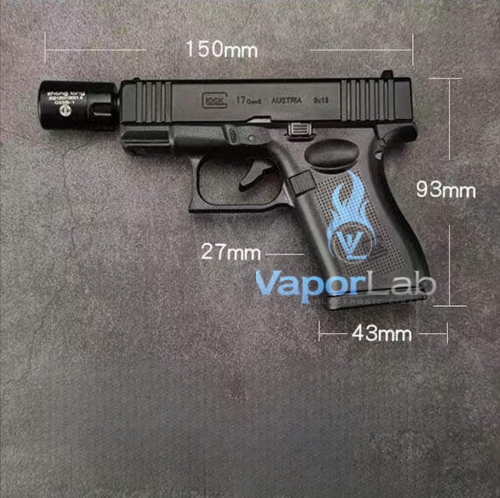 korek api gas bara las model replika pistol glok 1911 hellcat mini gun jet torch refillable gas lighter with tactical giftbox display