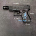 korek api gas bara las model replika pistol glok 1911 hellcat mini gun jet torch refillable gas lighter with tactical giftbox display