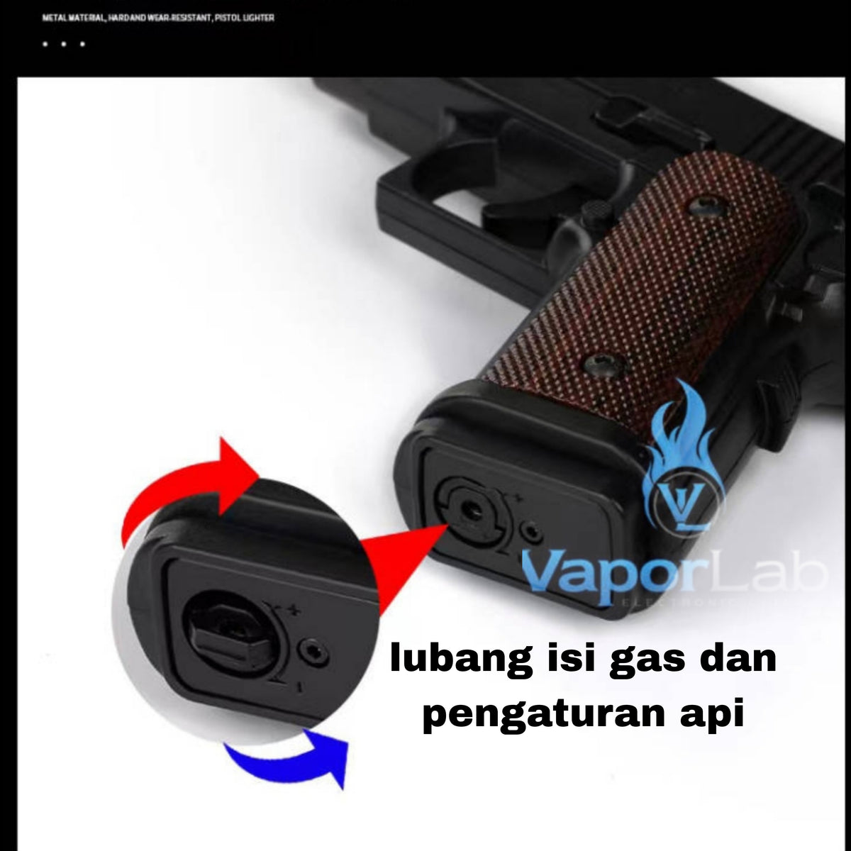 korek api gas bara las model replika pistol glok 1911 hellcat mini gun jet torch refillable gas lighter with tactical giftbox display