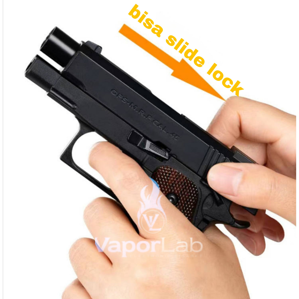 korek api gas bara las model replika pistol glok 1911 hellcat mini gun jet torch refillable gas lighter with tactical giftbox display