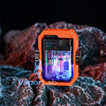 korek api bara spinner spinning gyro jet torch refillable gas lighter transparant flabox keren unik windproof