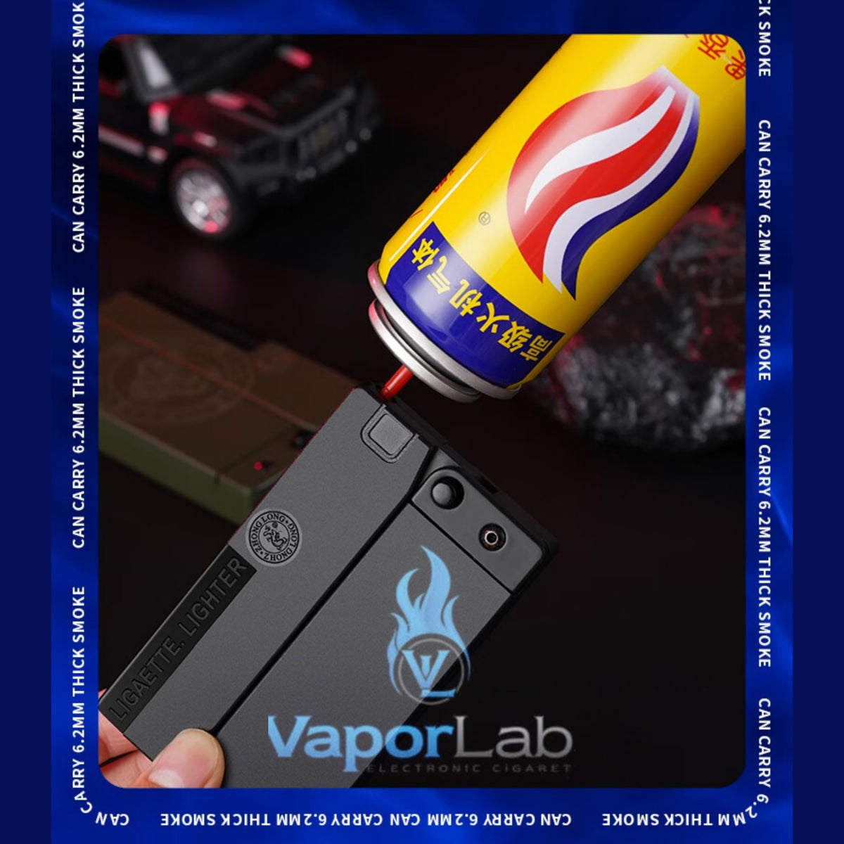 korek api tactical bara las model pistol lipat folding gun jet refillable gas lighter case zhonglong plus kotak simpan rokok dengan box exclusive
