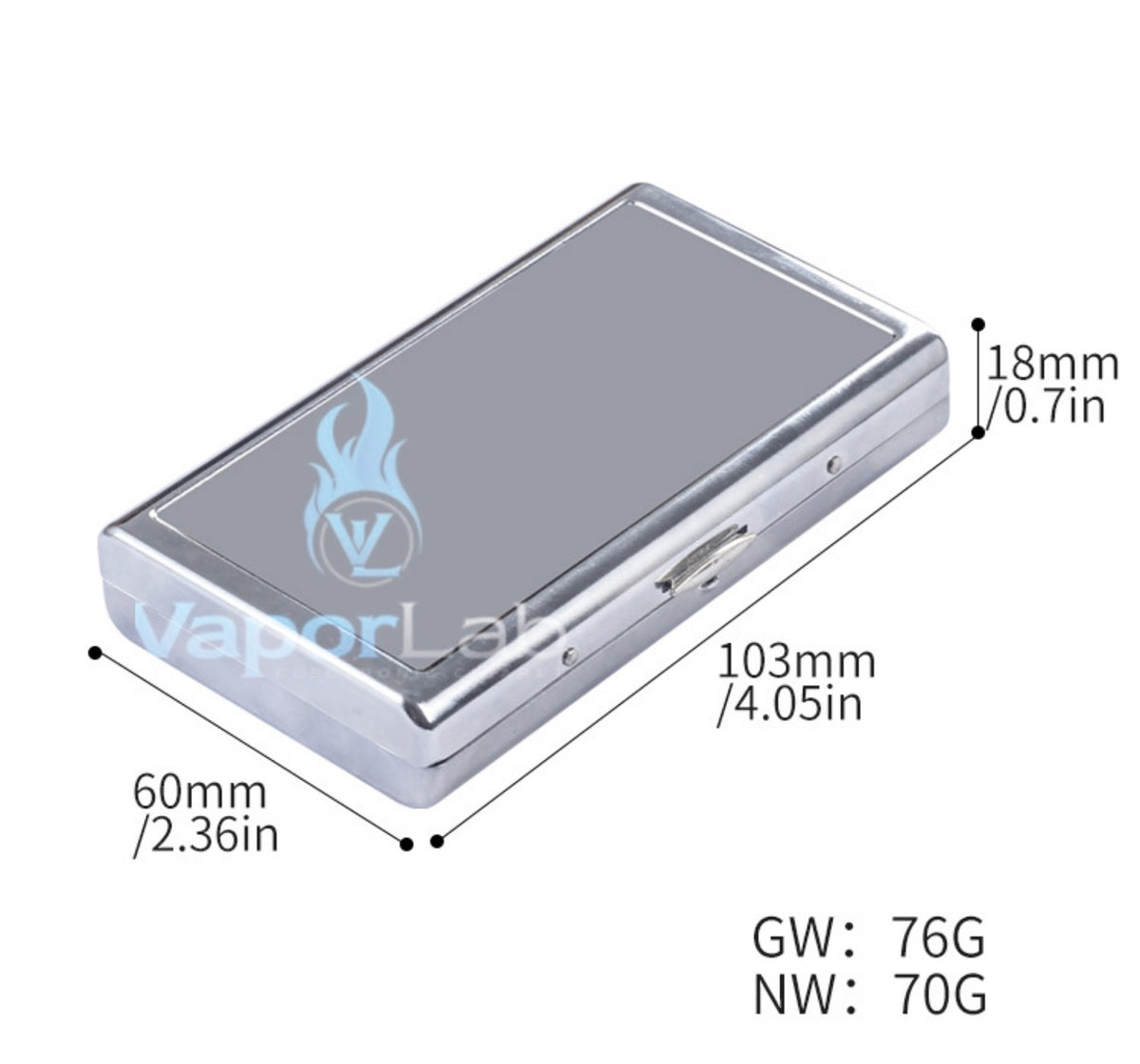 kotak box tempat simpan rokok universal all size bahan besi metal stainless dan kulit imitasi cigarette case murah polos