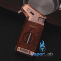 korek api cerutu bara las HONEST dengan pemotong cigar cutter jet torch refillable gas lighter for cigar