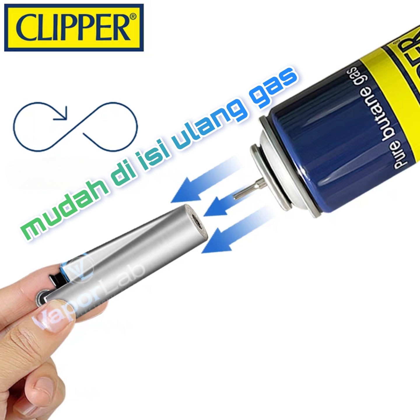 korek api clipper original import china clipper reusable gas lighter bisa diisi ulang