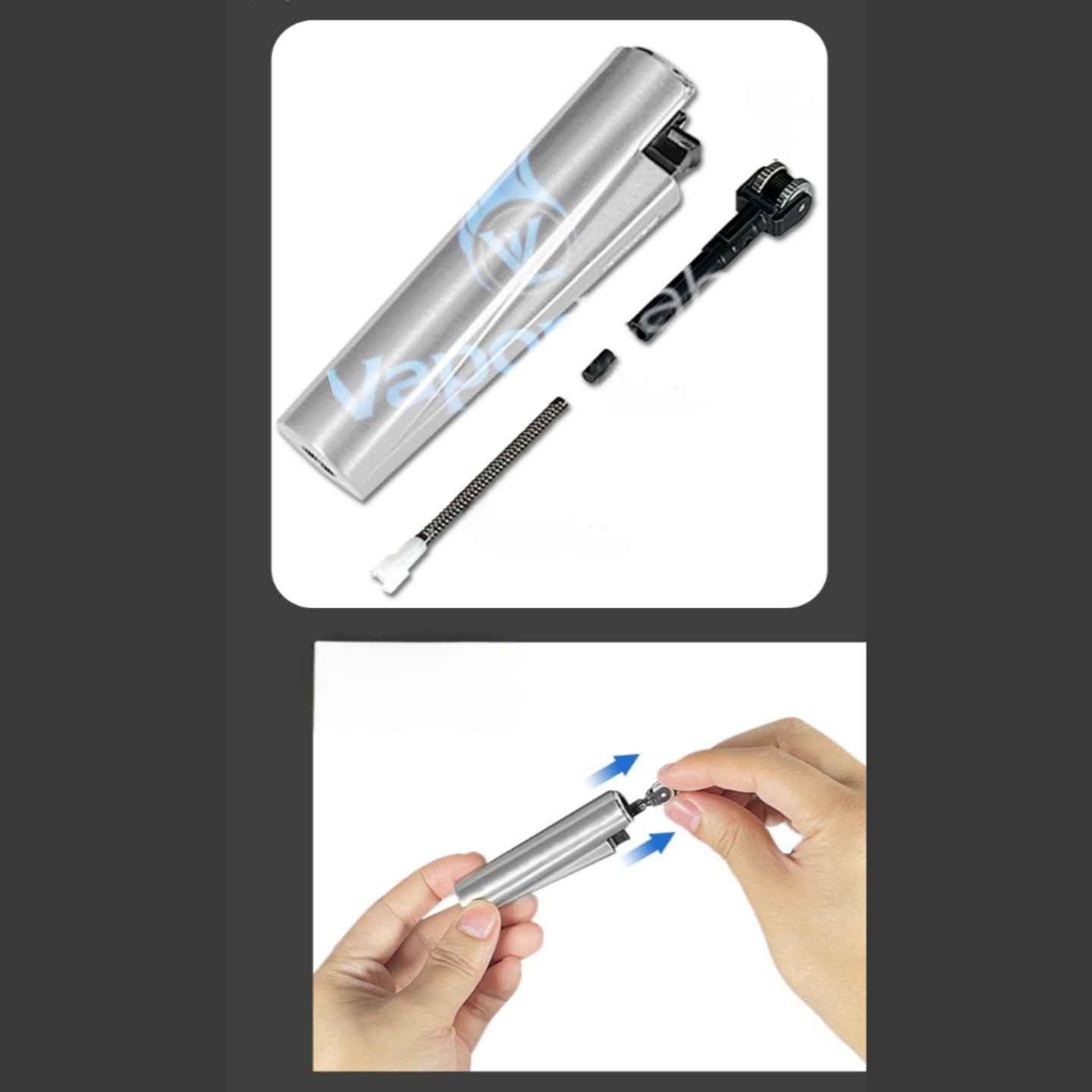 korek api clipper original import china clipper reusable gas lighter bisa diisi ulang