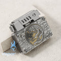 korek api metal classic pakai sumbu batu api isi minyak premium vintage  retro oil lighter CHIEF windproof with giftbox