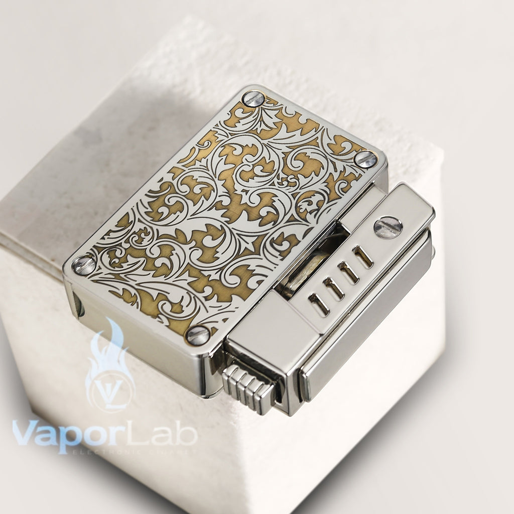 korek api metal classic pakai sumbu batu api isi minyak premium vintage  retro oil lighter CHIEF windproof with giftbox