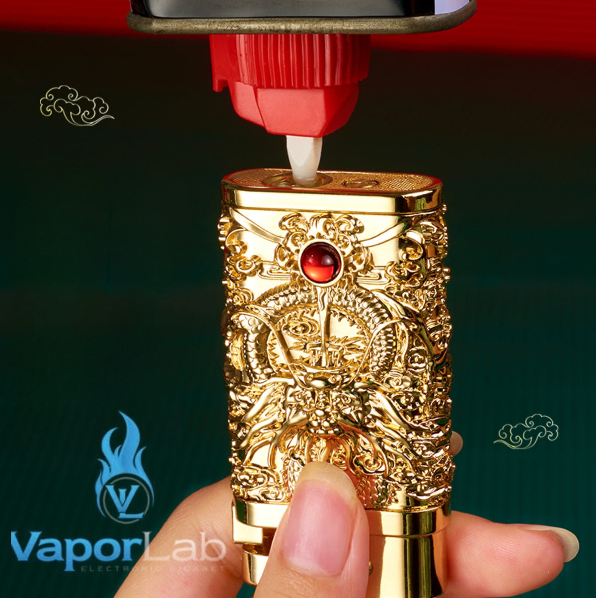 korek api classic pakai sumbu kapas isi minyak motif ukiran naga timbul retro vintage dragon oil lighter yubang with giftbox