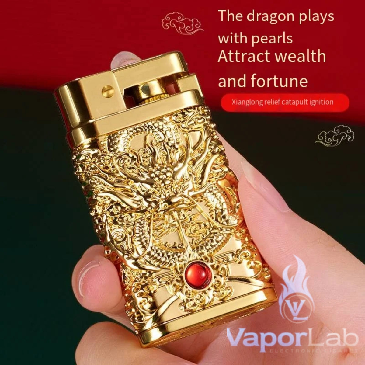 korek api classic pakai sumbu kapas isi minyak motif ukiran naga timbul retro vintage dragon oil lighter yubang with giftbox