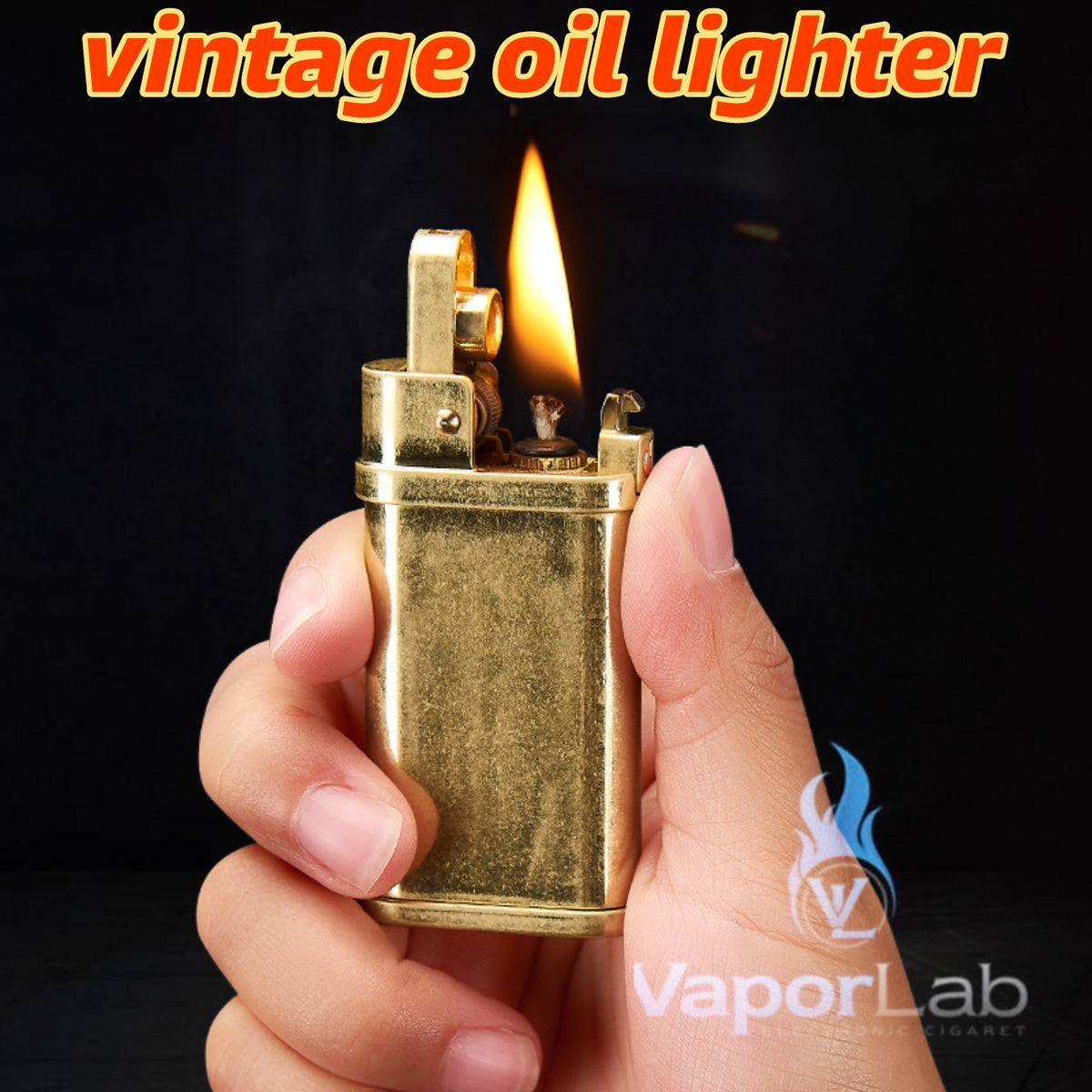 korek api classic pakai sumbu batu api isi minyak retro brass vintage oil lighter yubang 2836 with giftbox