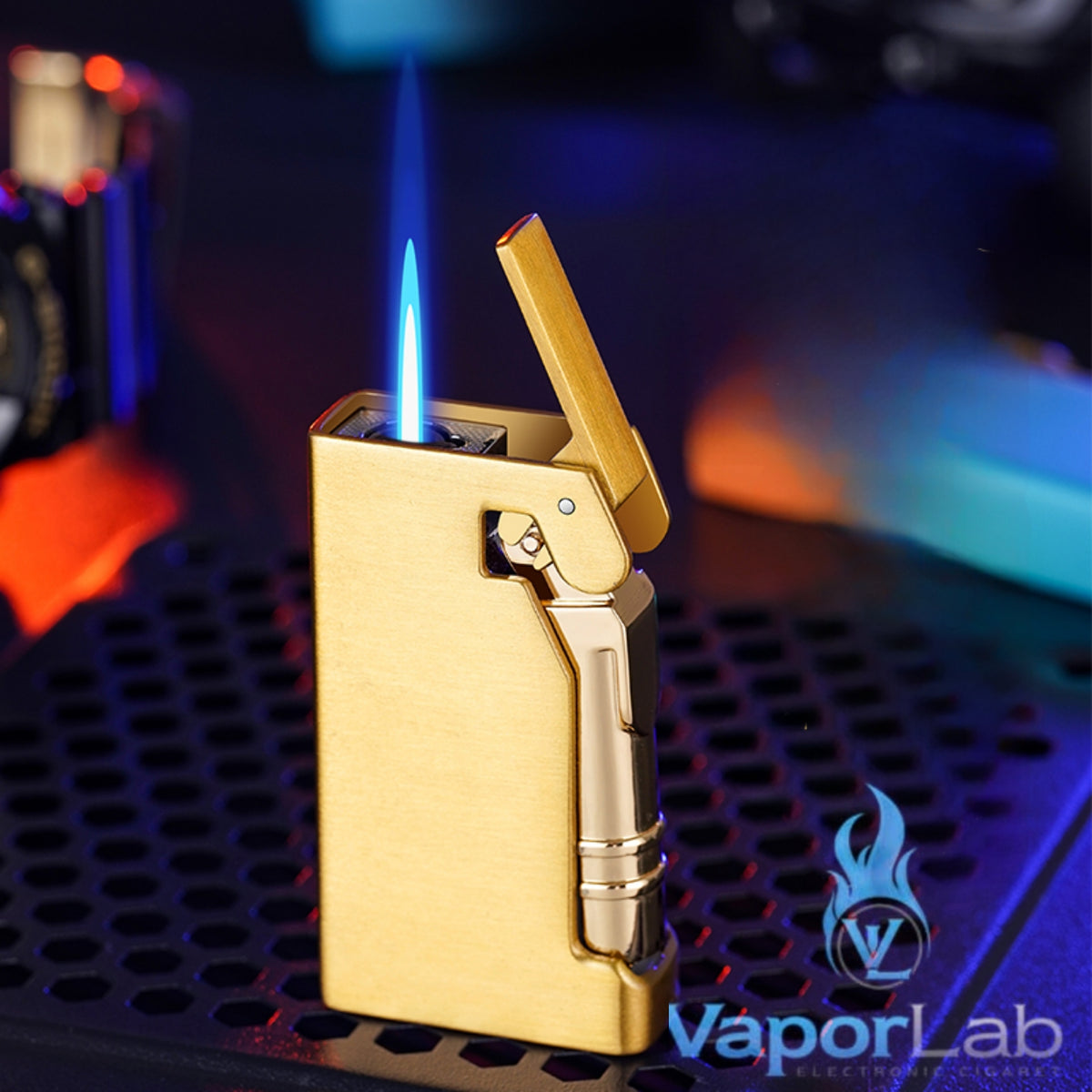 korek api bara las unik creative jet torch refillable gas lighter antik keren polos