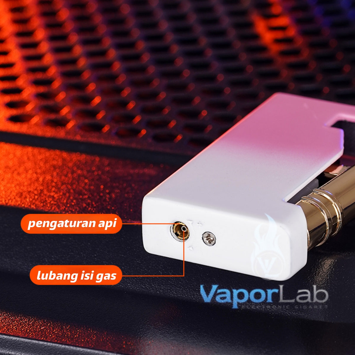 korek api bara las unik creative jet torch refillable gas lighter antik keren polos
