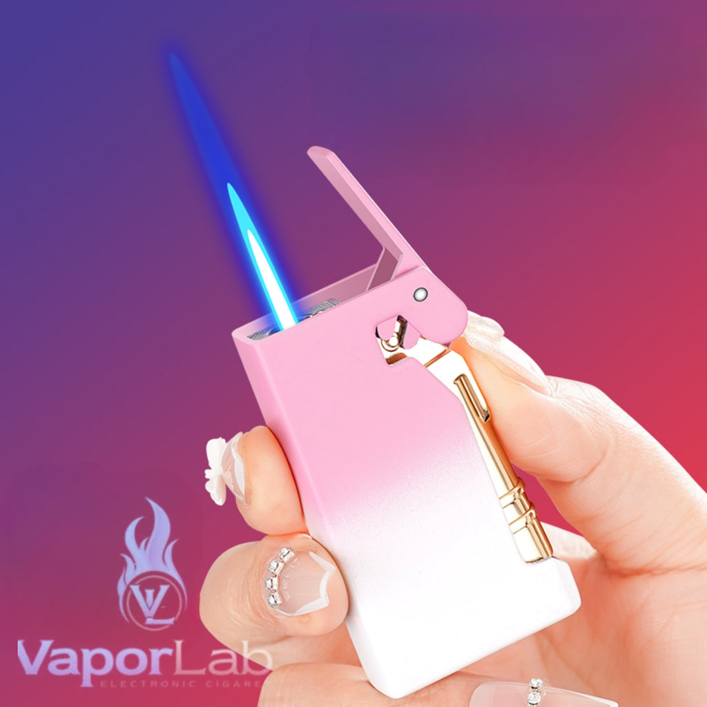 korek api bara las unik creative jet torch refillable gas lighter antik keren polos