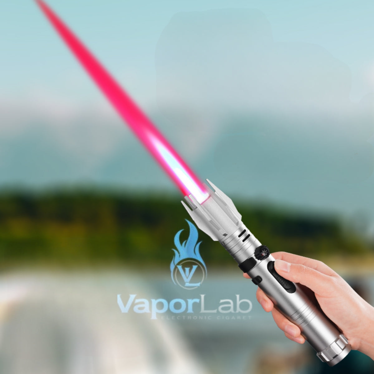 korek api obor bara las model light saber jet flame torch high temp welding outdoor refillable gas lighter powerful