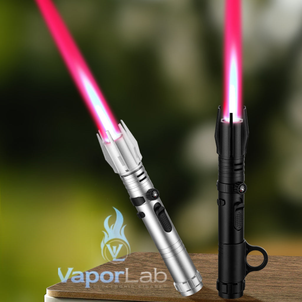 korek api obor bara las model light saber jet flame torch high temp welding outdoor refillable gas lighter powerful