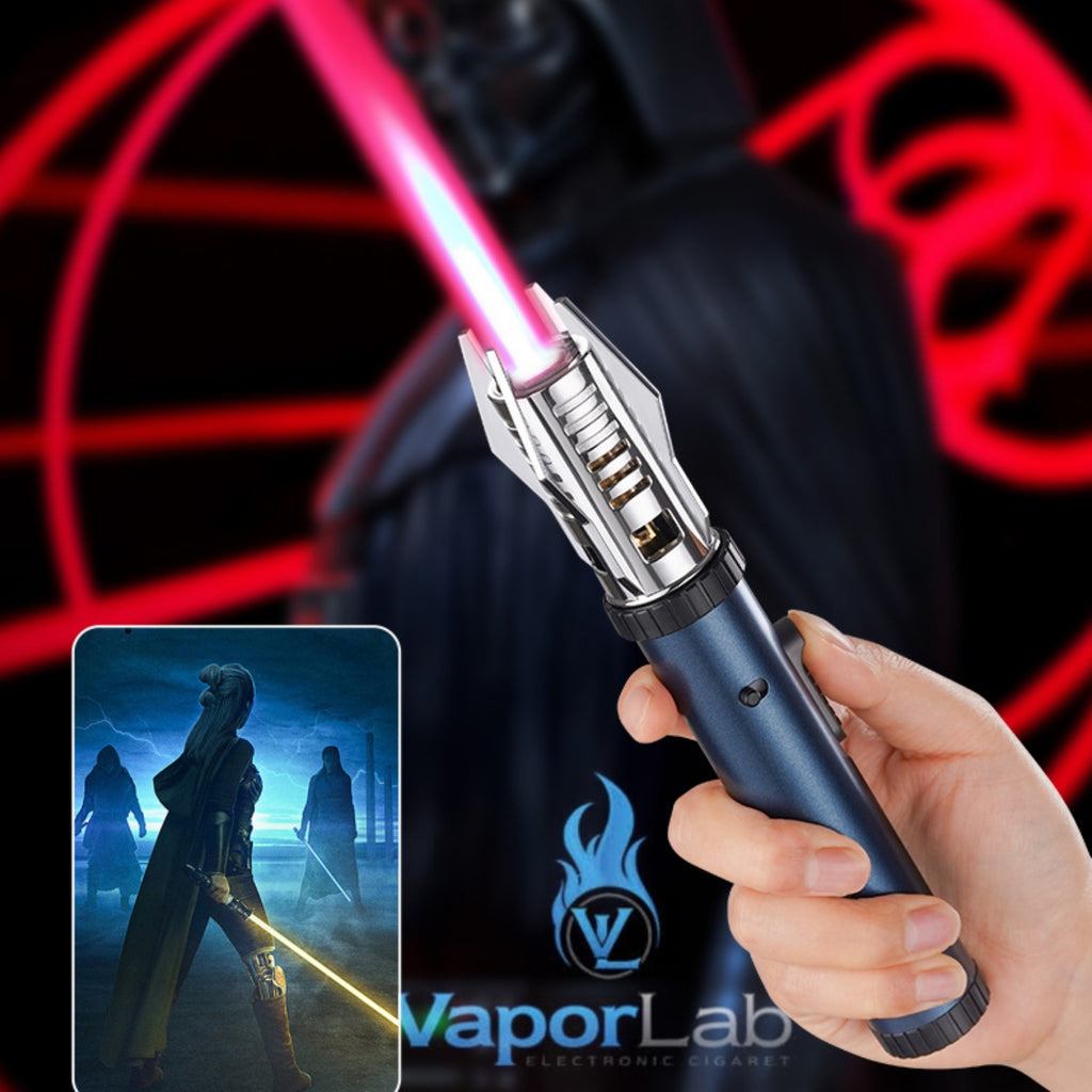 korek api obor bara las model light saber jet flame torch high temp welding outdoor refillable gas lighter powerful