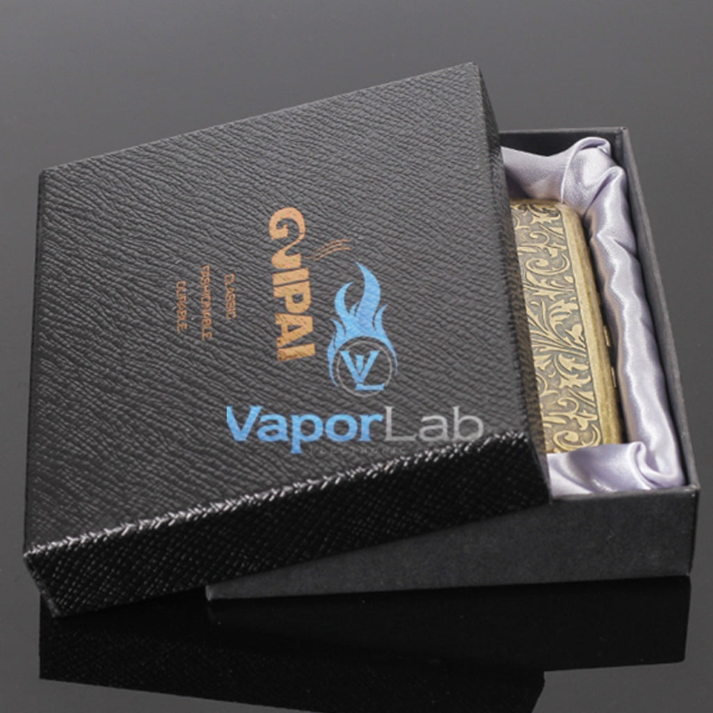 kotak box GUIPAI tempat simpan penyimpanan rokok vintage classic besi copper metal cigarette case large capacity