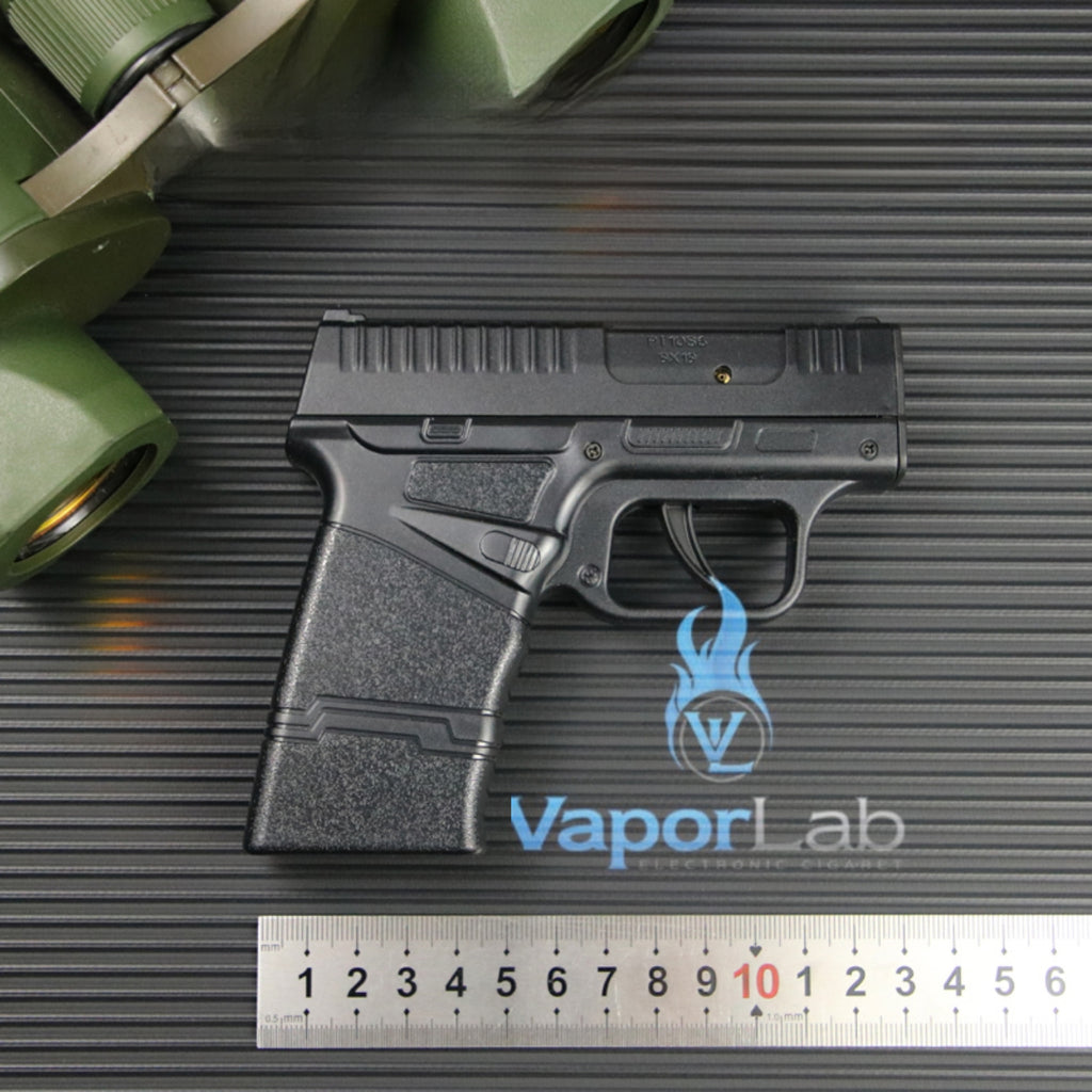 kotak box tempat simpan rokok universal all size plus korek api refillable gas lighter model pistol ELLCRT with cigarette case gun lighter