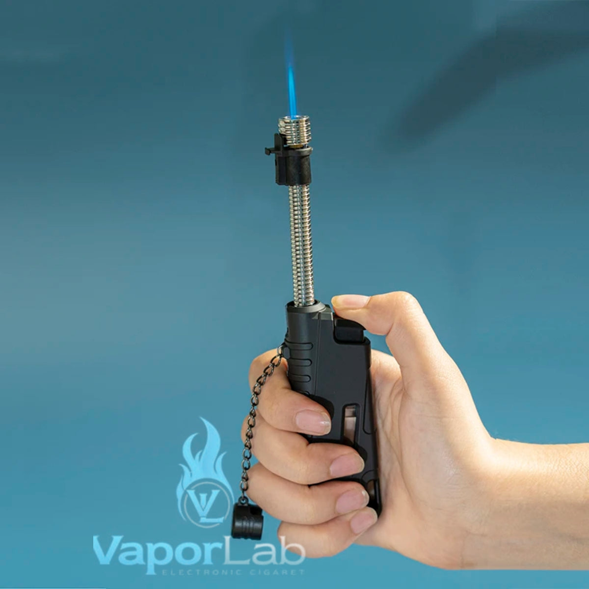 korek api bara las jet torch outdoor camping refillable gas lighter flexible bisa tekuk ada kaca indikator gas