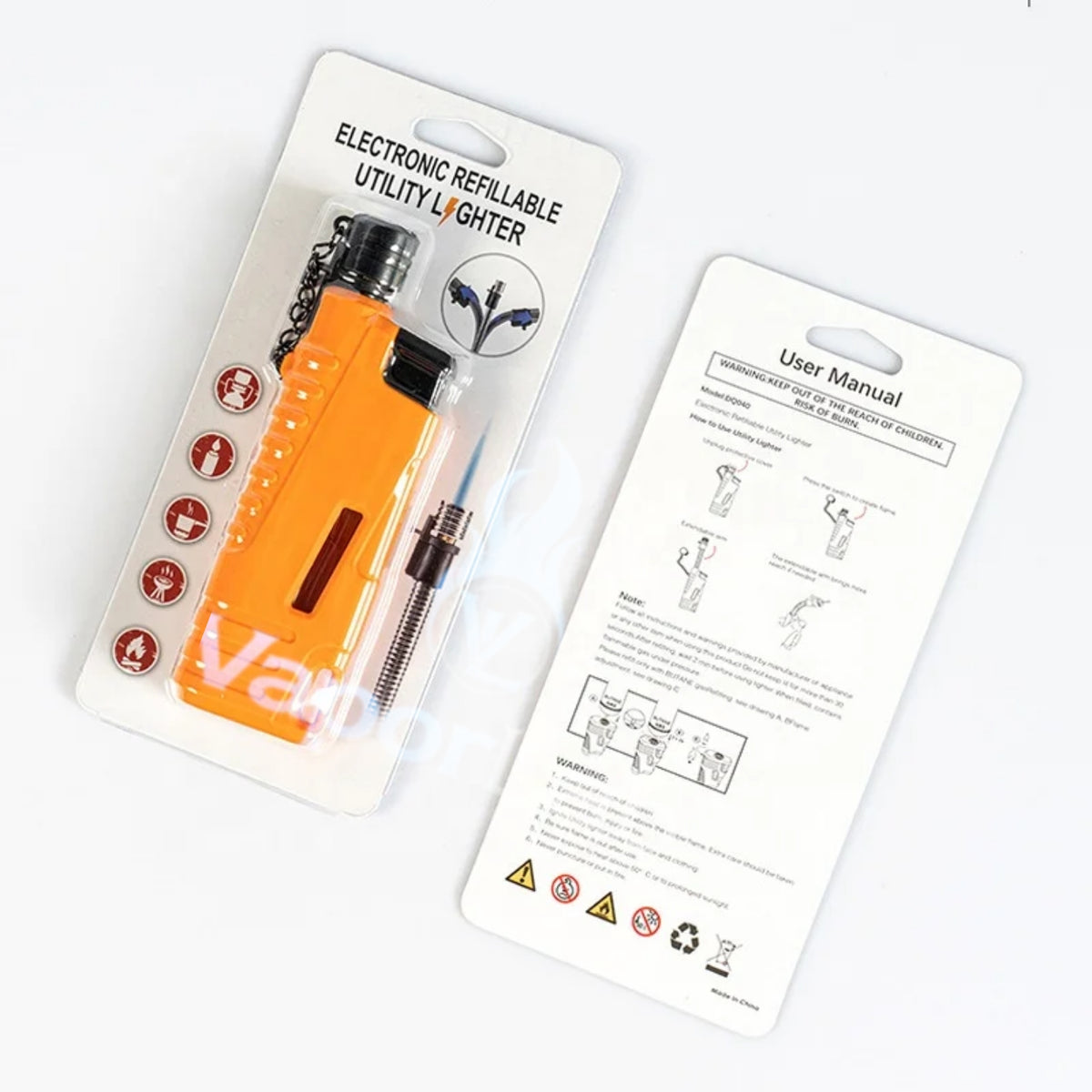 korek api bara las jet torch outdoor camping refillable gas lighter flexible bisa tekuk ada kaca indikator gas