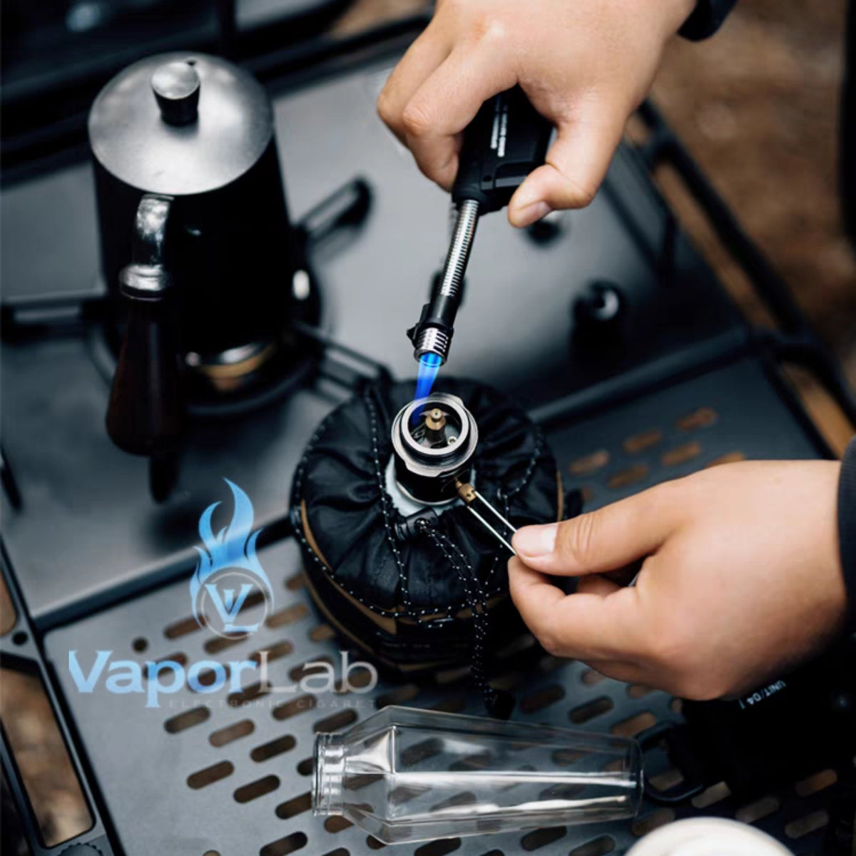 korek api bara las jet torch outdoor camping refillable gas lighter flexible bisa tekuk ada kaca indikator gas