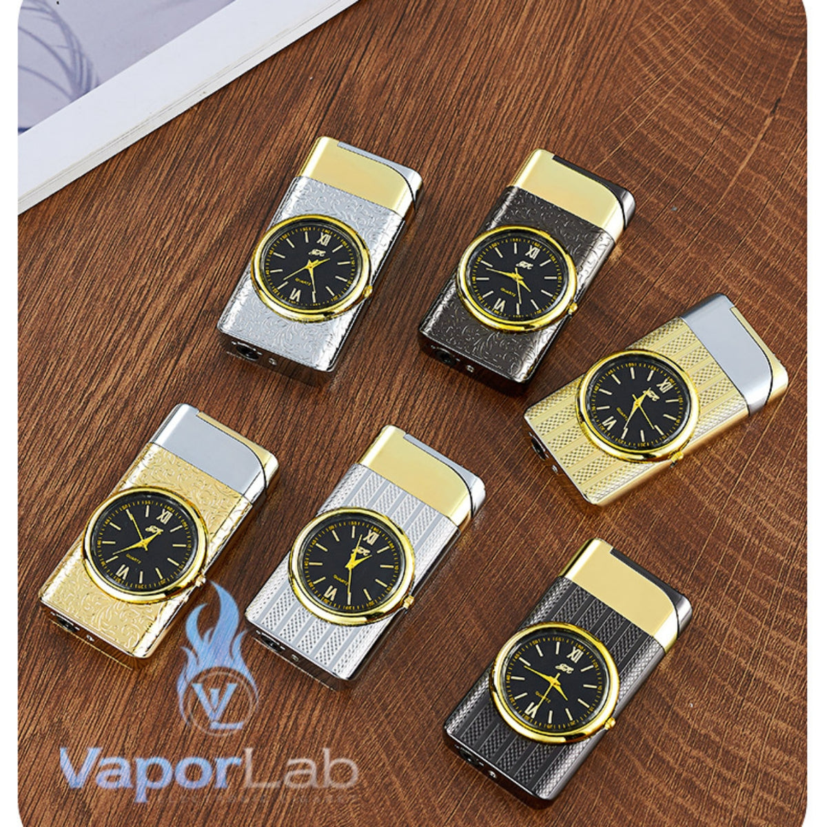 korek api gas isi ulang bara las model jam jet torch watch refillable gas lighter with giftbox