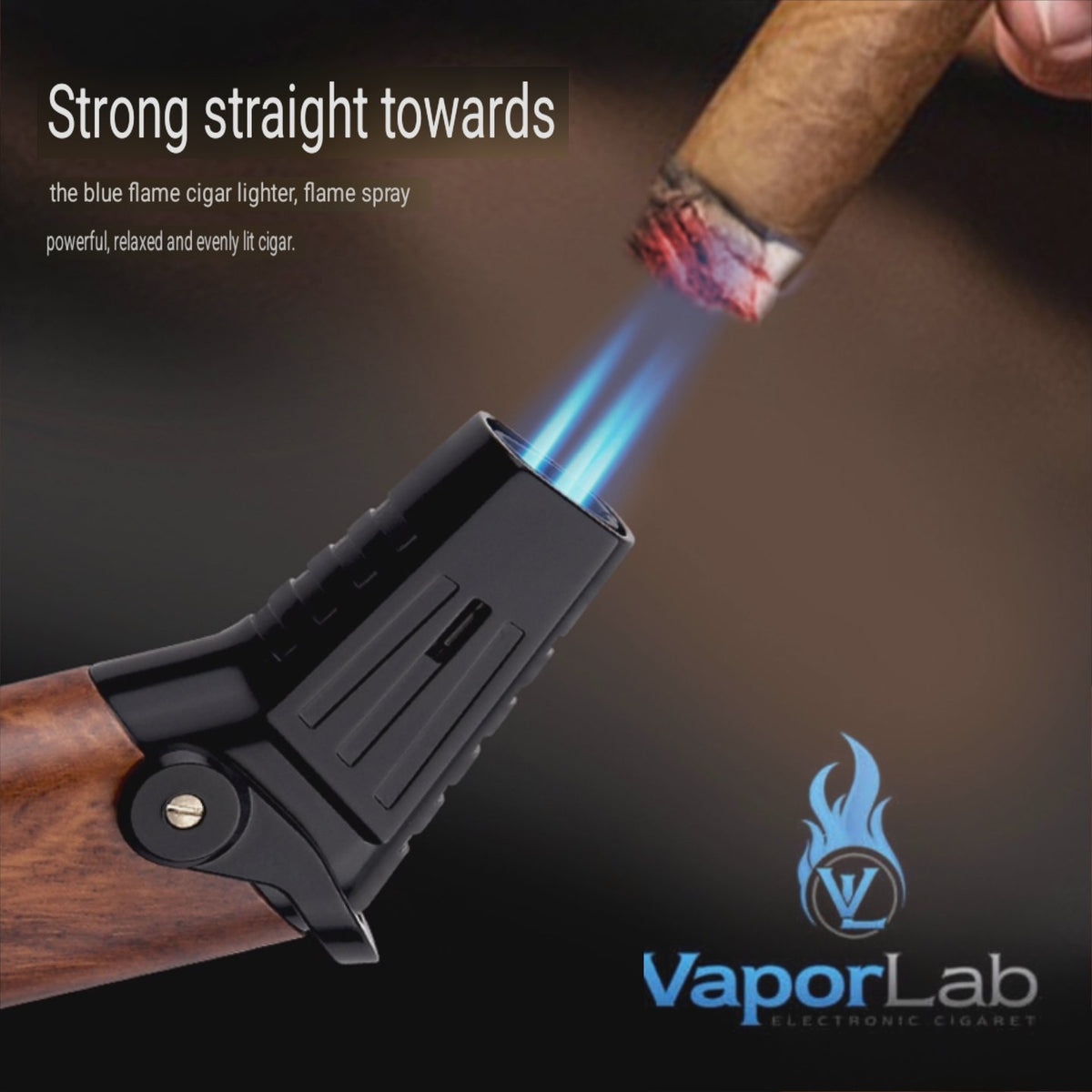 korek api bara las HONEST triple jet flame torch refillable gas cigar lighter with giftbox ada indikator gas