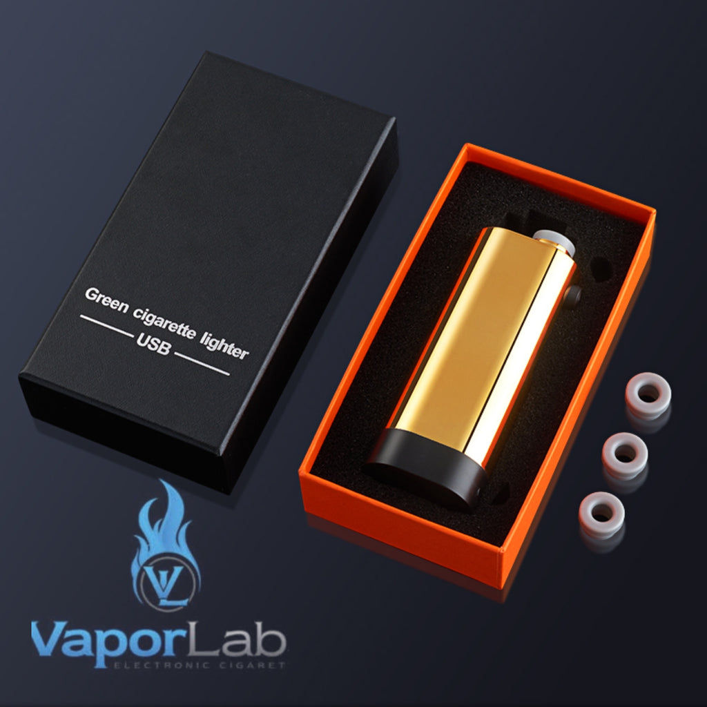 asbak portable holder untuk rokok plus korek api elektrik usb charger lighter handheld portable cigarette ashtray anti messy with rechargeable electric lighter 3125
