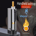 asbak portable holder untuk rokok plus korek api elektrik usb charger lighter handheld portable cigarette ashtray anti messy with rechargeable electric lighter 3125