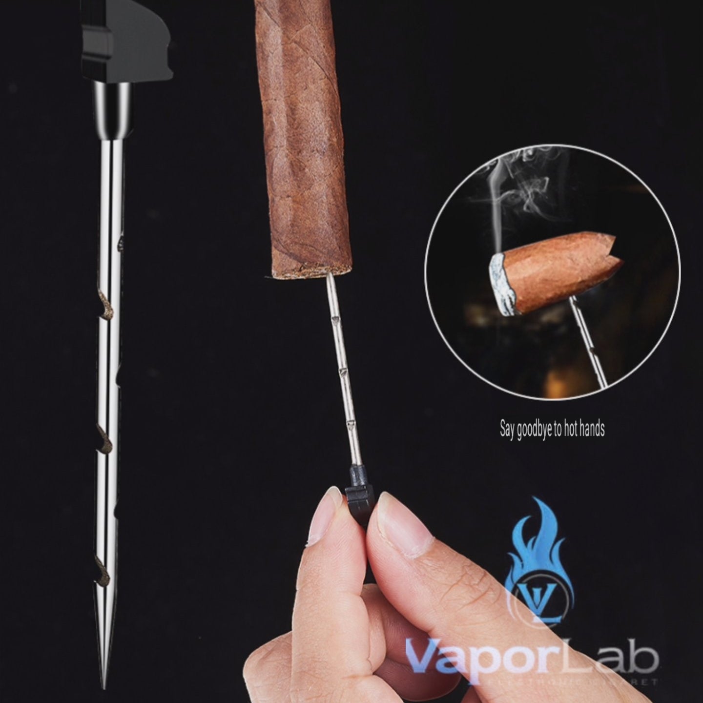 korek api triple bara las multi fungsi dengan pemotong cerutu cigar cutter puncher holder triple jet torch Reffillable gas lighter dengan kaca indikator gas