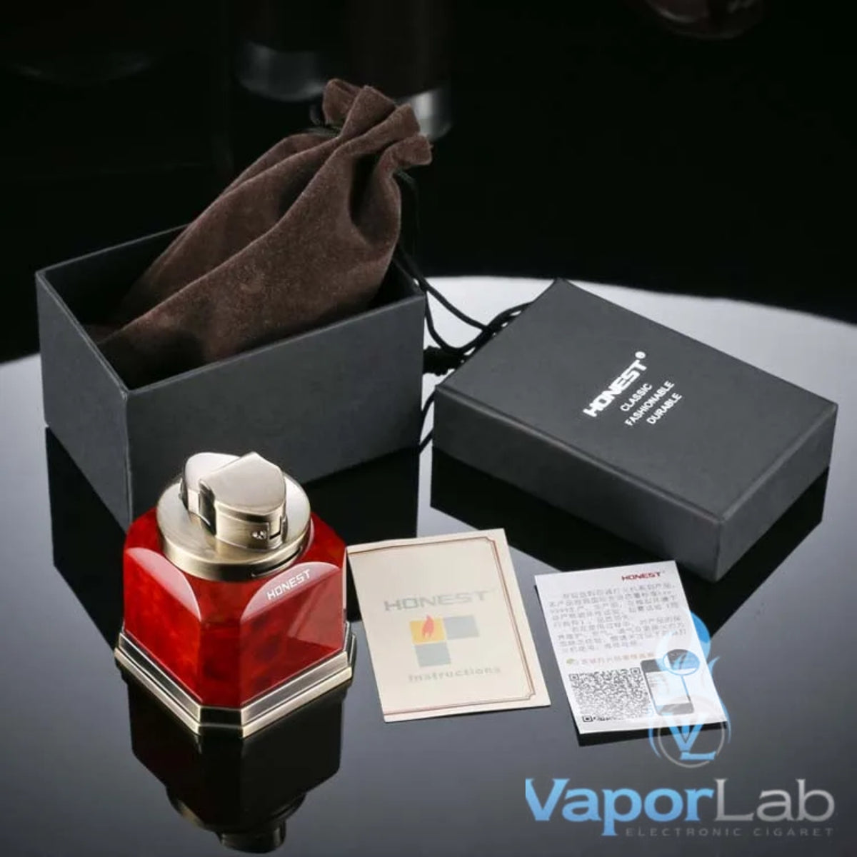 korek api pajangan di meja bara las HONEST 3130 desktop quadruple strong jet flame torch refillable gas lighter cocok untuk cigar cerutu