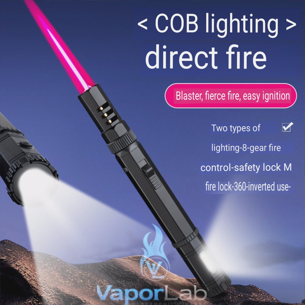 korek api plus senter led obor bara las model light saber powerful jet torch high power welding outdoor bbq refillable gas lighter with rechargeable usb flashlight 3140
