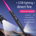 korek api plus senter led obor bara las model light saber powerful jet torch high power welding outdoor bbq refillable gas lighter with rechargeable usb flashlight 3140