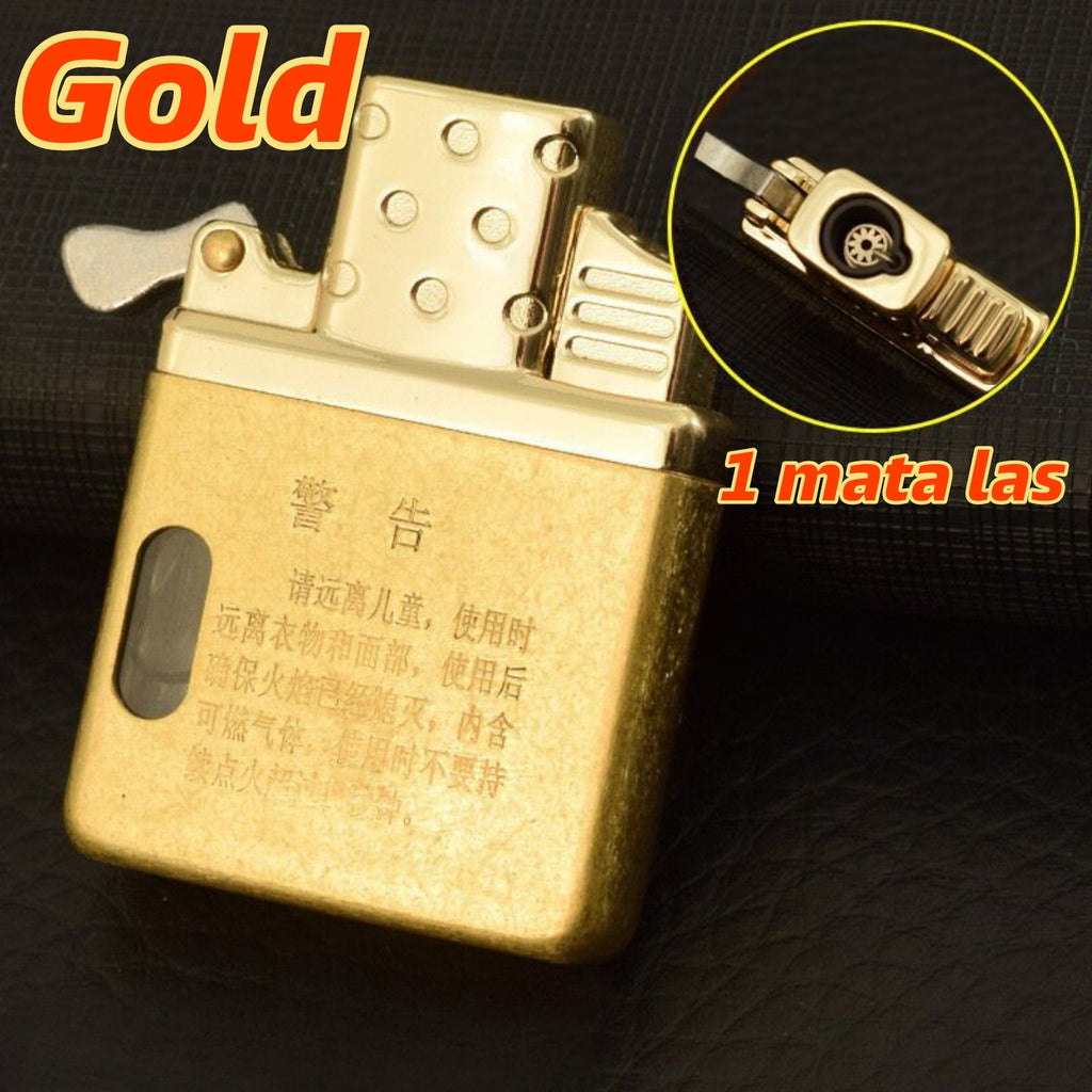 insert dalaman merk zorro original dengan korek api bara las untuk pengganti korek api model sipo replacement insert with refillable gas jet torch lighter
