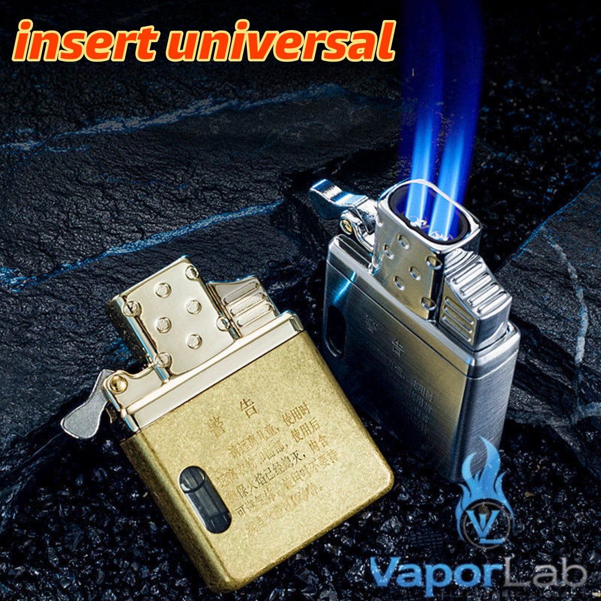 insert dalaman merk zorro original dengan korek api bara las untuk pengganti korek api model sipo replacement insert with refillable gas jet torch lighter