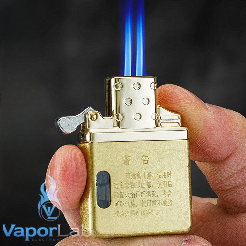 insert dalaman merk zorro original dengan korek api bara las untuk pengganti korek api model sipo replacement insert with refillable gas jet torch lighter