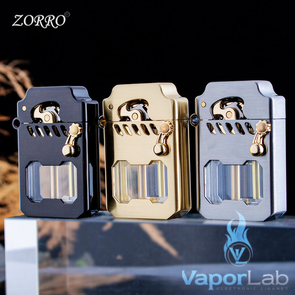korek api zorro 786 pakai sumbu minyak classic vintage retro oil kerosene lighter with giftbox and transparant glass tank
