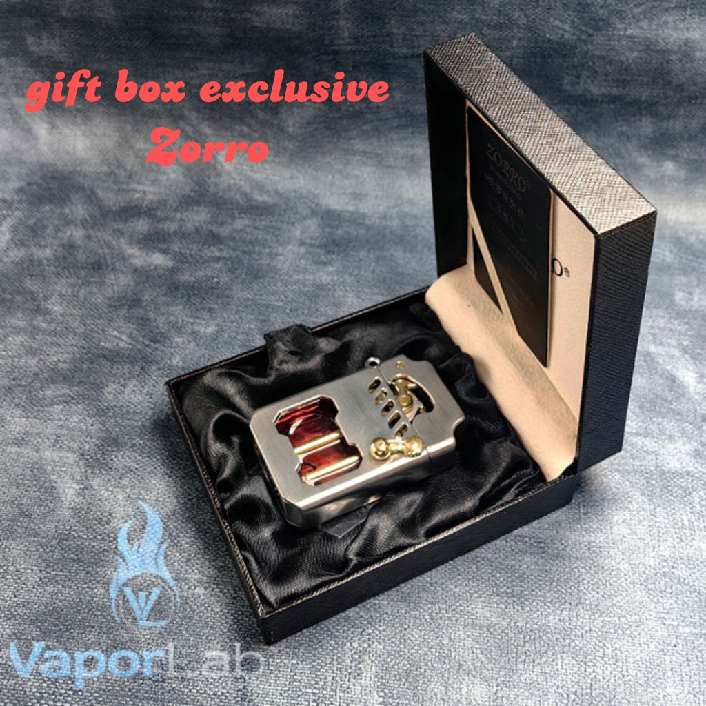korek api zorro 786 pakai sumbu minyak classic vintage retro oil kerosene lighter with giftbox and transparant glass tank
