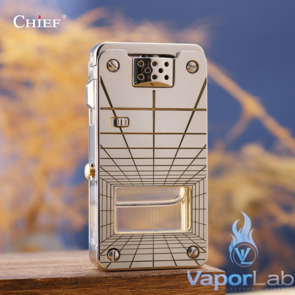 korek api sumbu minyak premium vintage oil kerosene metal lighter CHIEF 705 windproof with giftbox
