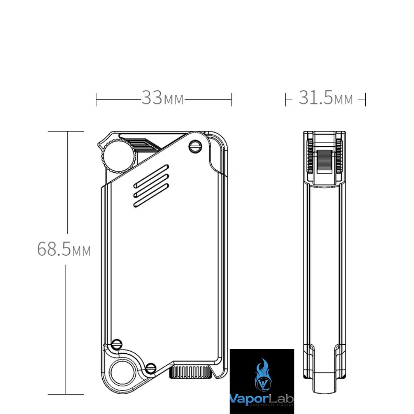 korek api roda bara las FOCUS modern jet torch metal refillable gas lighter unik cyberpunk slim with gift box