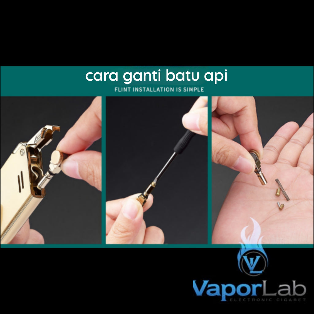 korek api roda bara las FOCUS modern jet torch metal refillable gas lighter unik cyberpunk slim with gift box