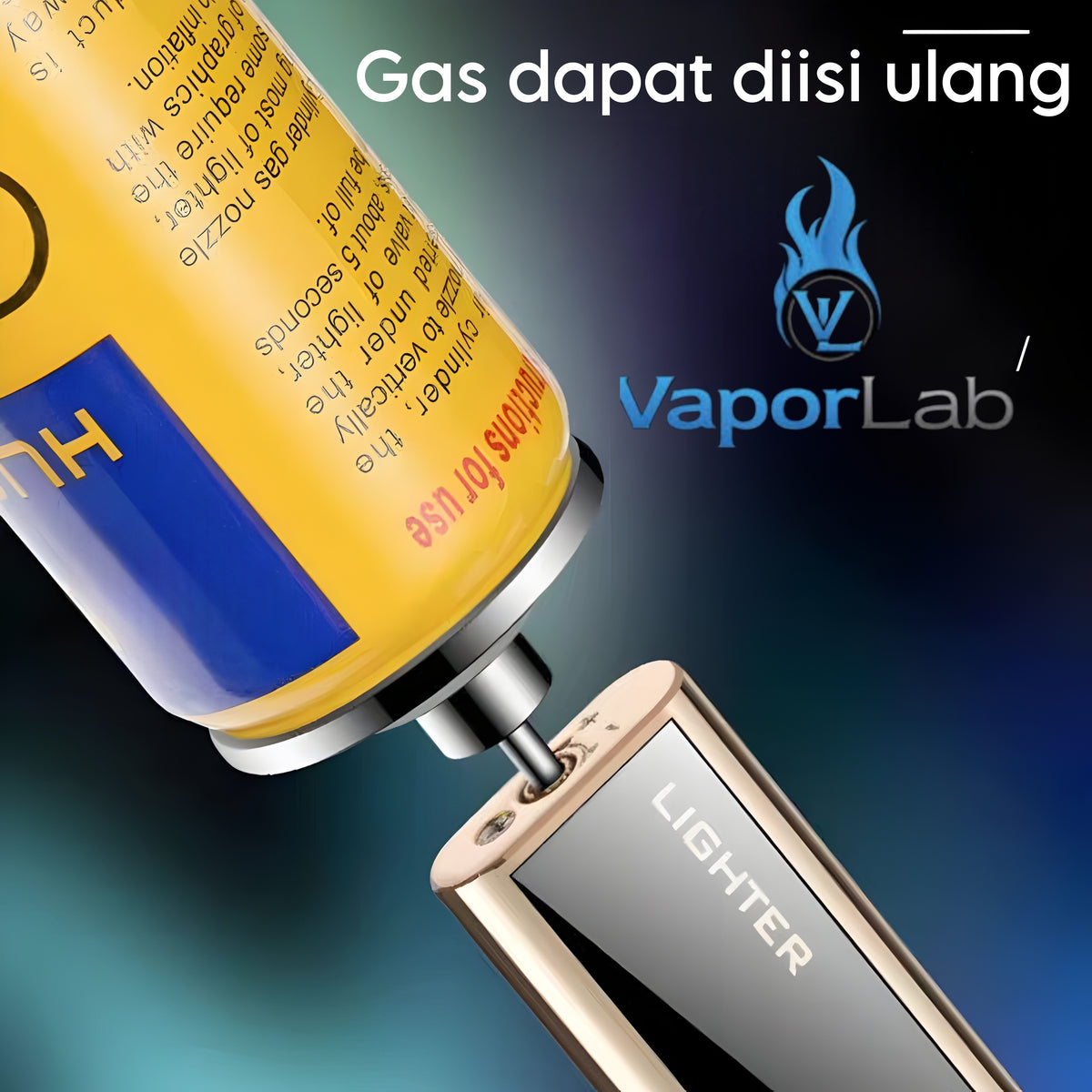 korek api gas pakai roda batu api slim refillable gas lighter polos BONDN