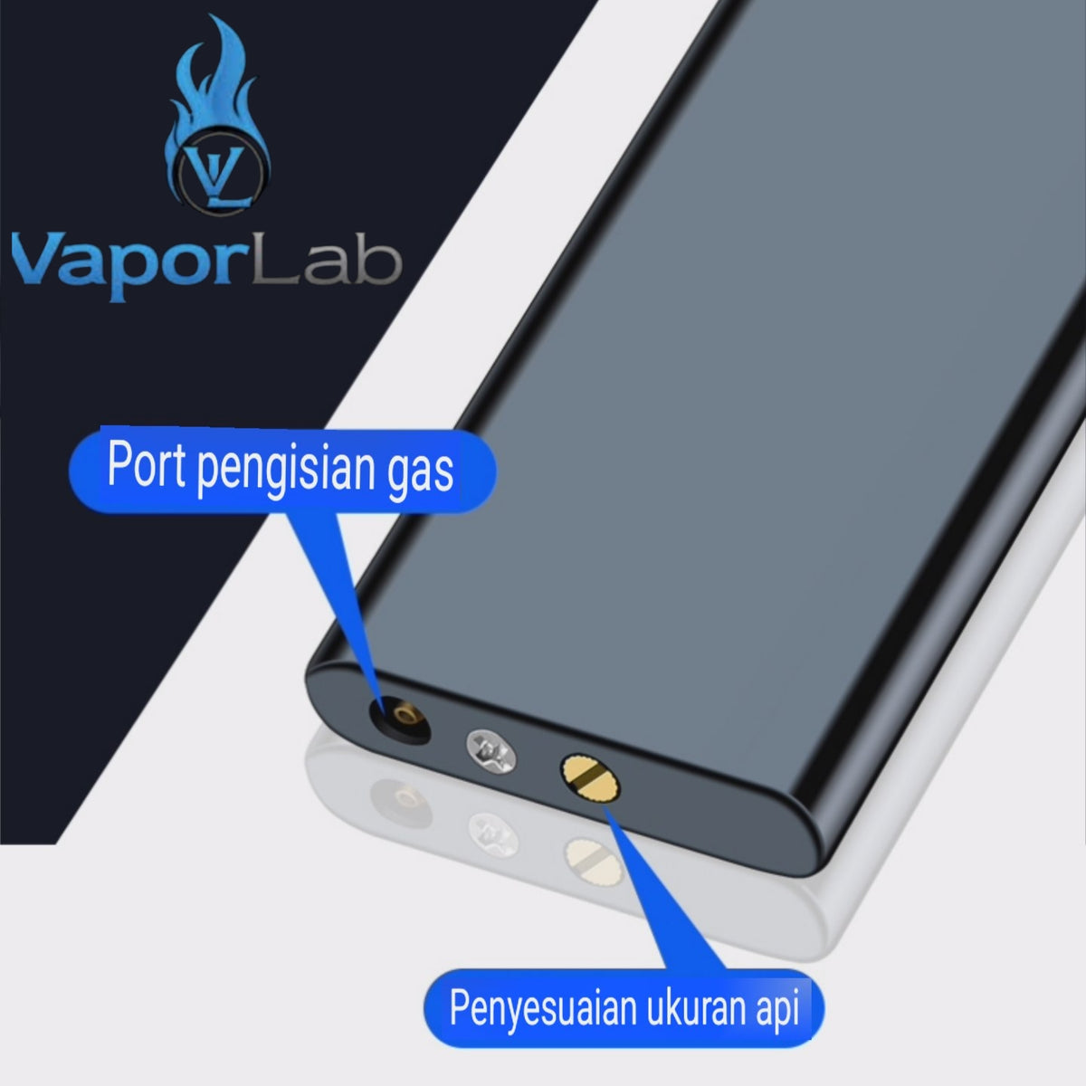 korek api gas pakai roda gesek samping dan batu api slim design mewah elegant refillable gas classic flint wheel lighter