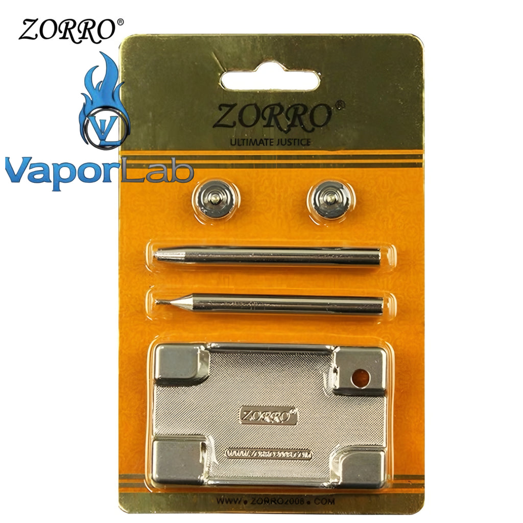 alat set pengganti ganti roda pemantik korek api classic universal merk ZORRO original flint wheel replacement tools for oil kerosene classic retro lighters