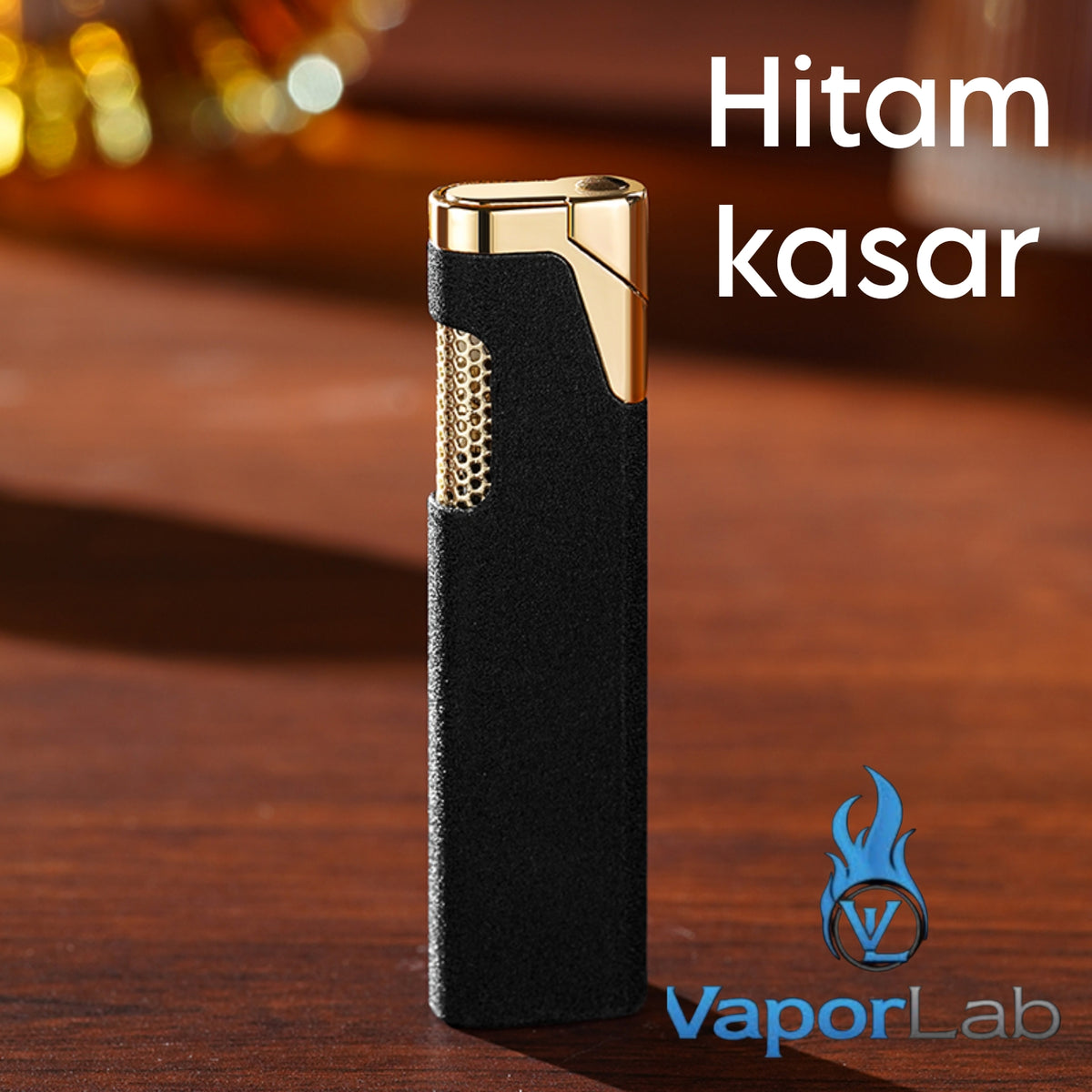 korek api pemantik bara merah slim mini design mewah elegant refillable gas red torch lighter windproof