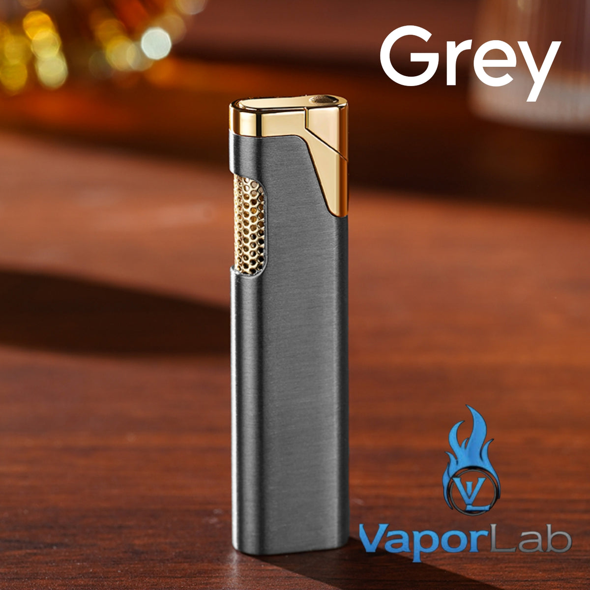 korek api pemantik bara merah slim mini design mewah elegant refillable gas red torch lighter windproof