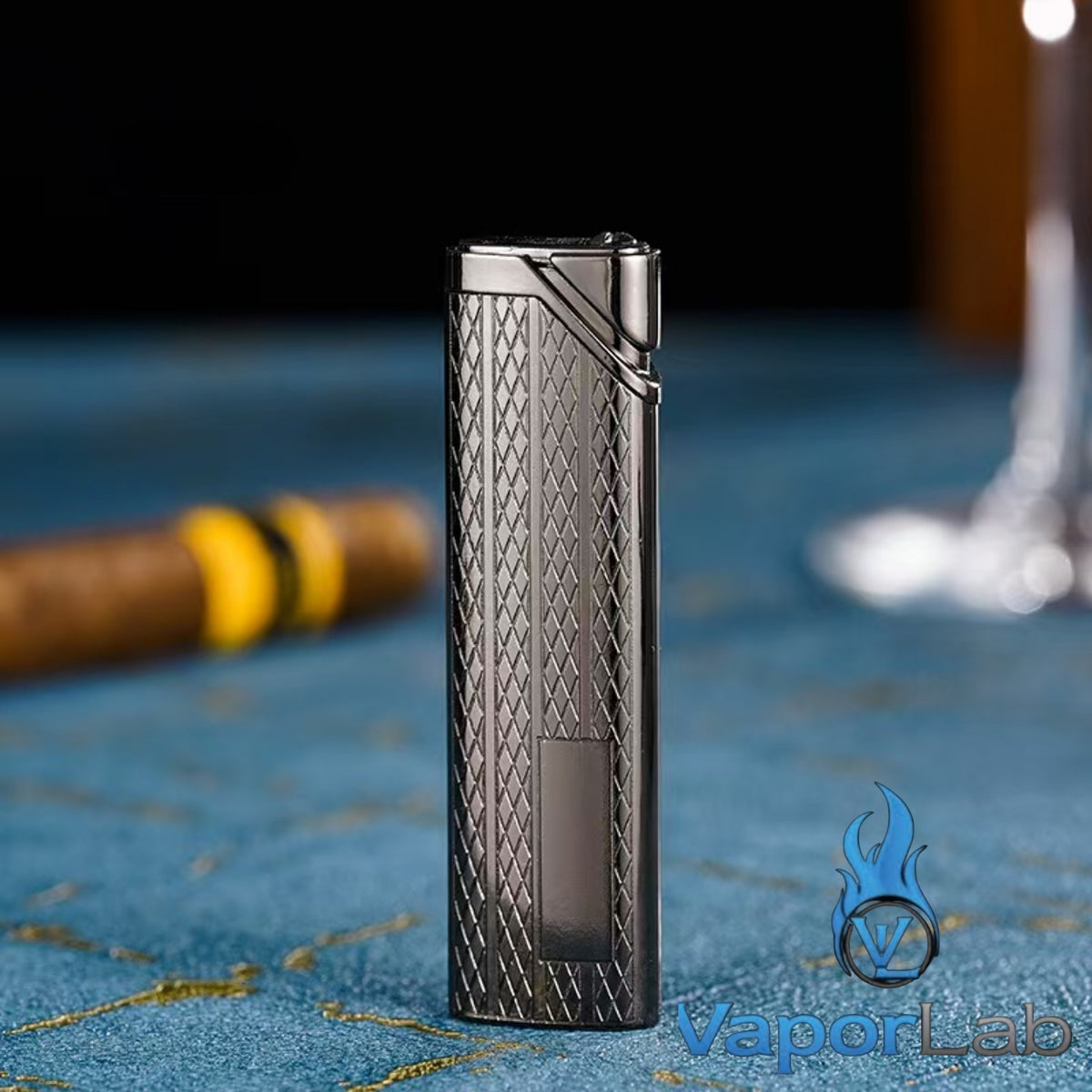 korek api pemantik bara merah slim mini design mewah elegant refillable gas red torch lighter windproof